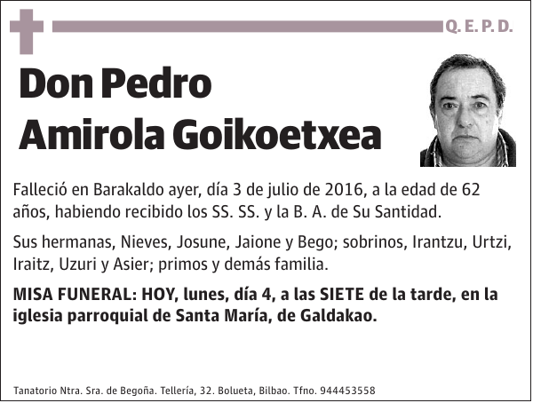 Pedro Amirola Goikoetxea