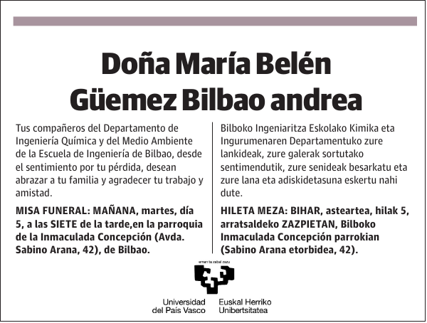 María Belén Güemez Bilbao