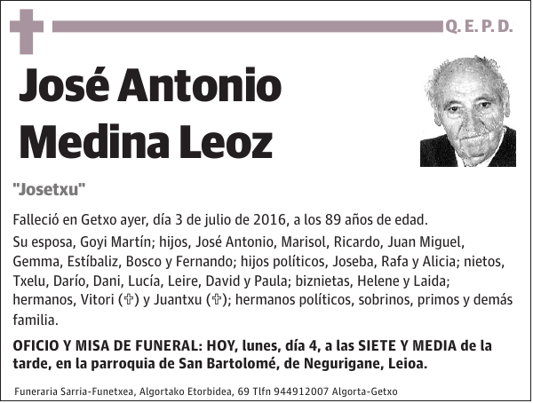 José Antonio Medina Leoz