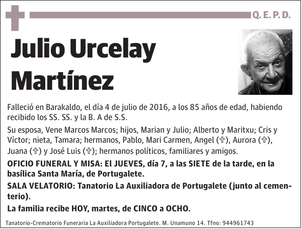 Julio Urcelay Martínez