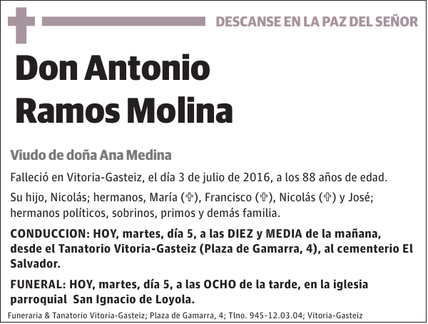 Antonio Ramos Molina