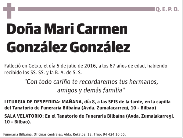 Mari Carmen González González