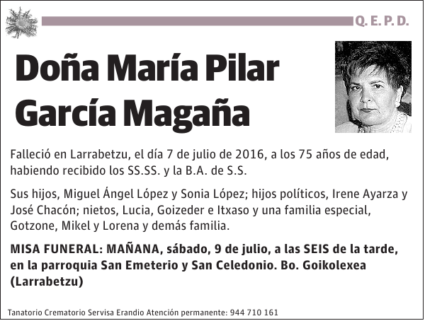 María Pilar García Magaña