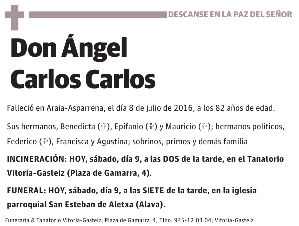 Ángel Carlos Carlos