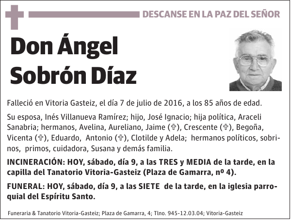 Ángel Sobrón Díaz