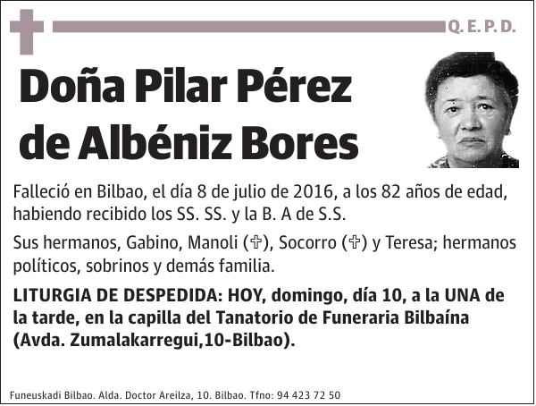 Pilar Pérez de Albéniz Bores