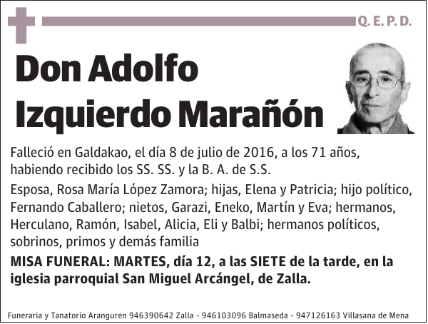 Adolfo Izquierdo Marañón