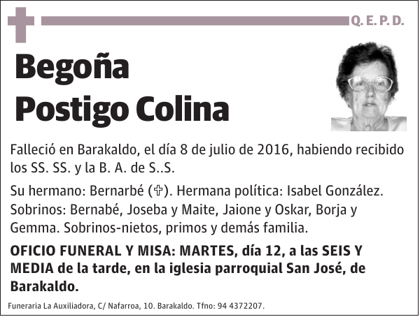 Begoña Postigo Colina