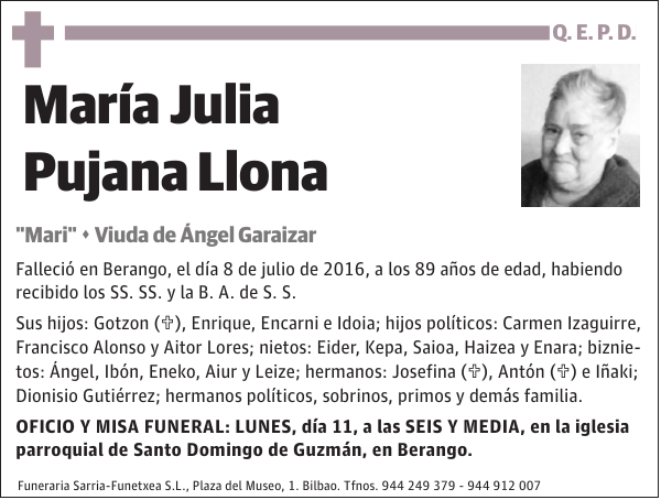 María Julia Pujana Llona