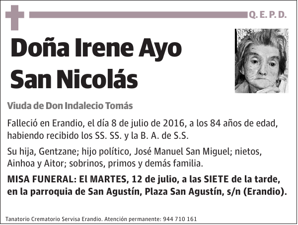 Irene Ayo San Nicolás