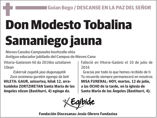 ModestoTobalina Samaniego