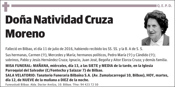 Natividad Cruza Moreno