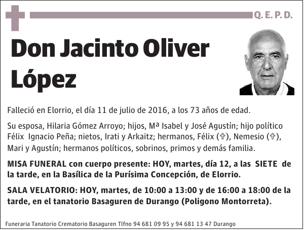 Jacinto Oliver López