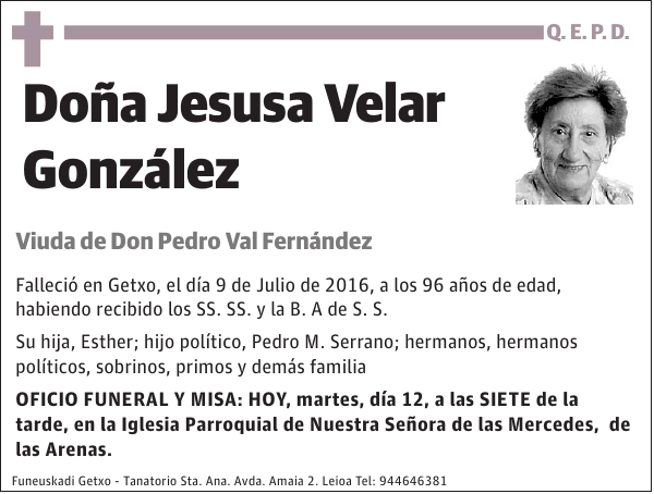 Jesusa Velar González