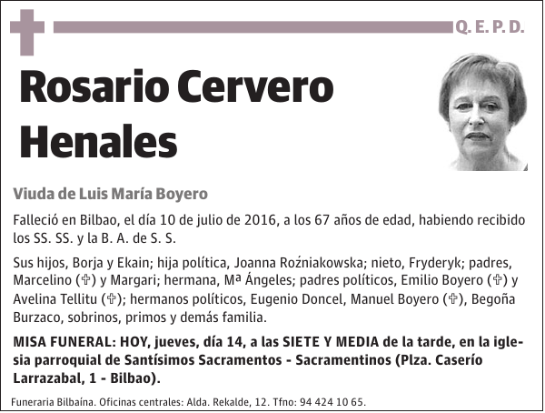 Rosario Cervero Henales