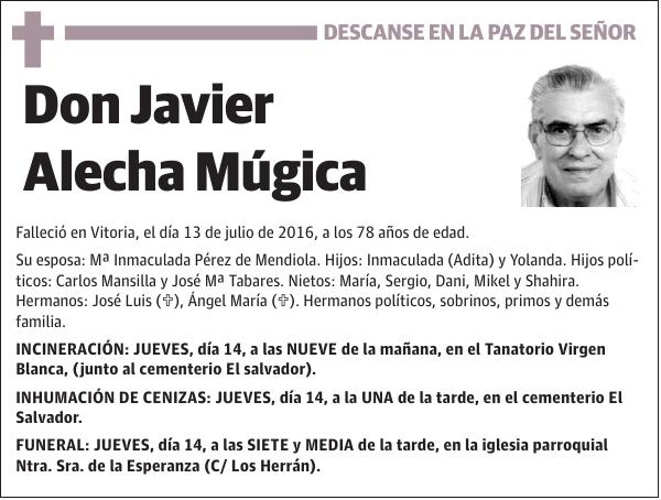 Javier Alecha Múgica