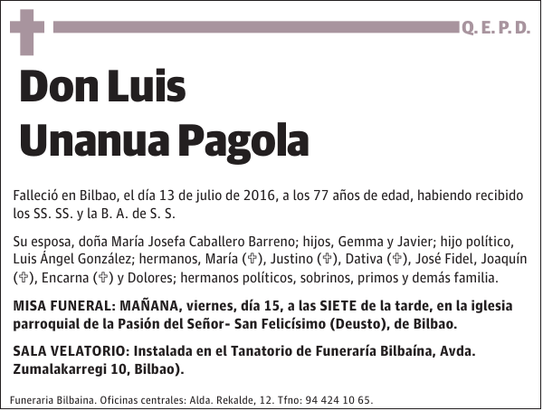 Luis Unanua Pagola