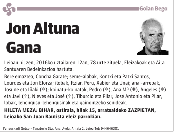 Jon Altuna Gana