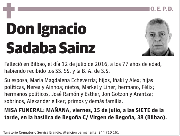 Ignacio Sadaba Sainz