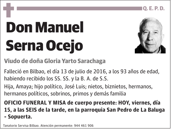 Manuel Serna Ocejo