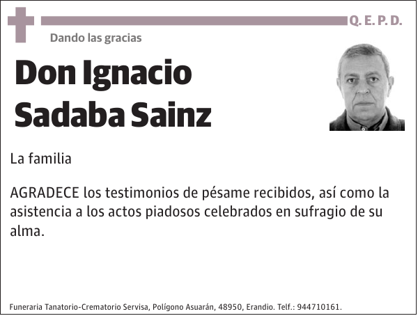 Ignacio Sadaba Sainz