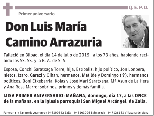 Luis María Camino Arrazuria