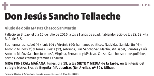 Jesús Sancho Tellaeche