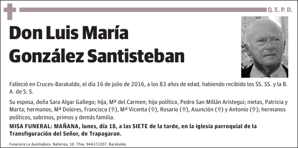 Luis María González Santisteban