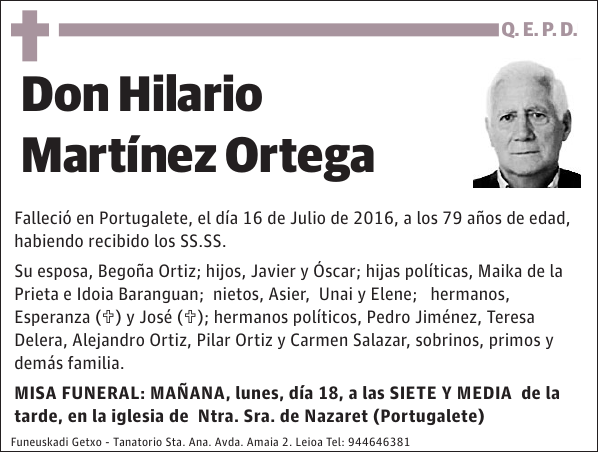 Hilario Martínez Ortega