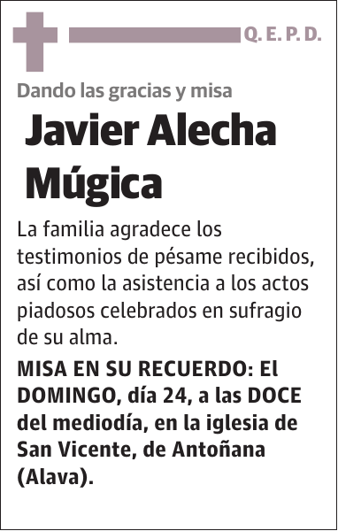 Javier Alecha Múgica