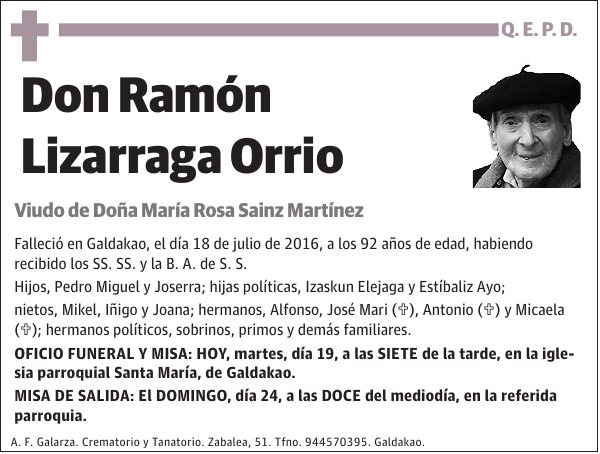 Ramón Lizarraga Orrio