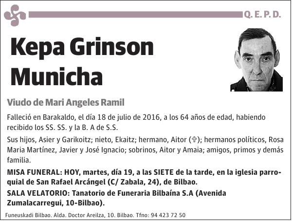 Kepa Grinson Municha