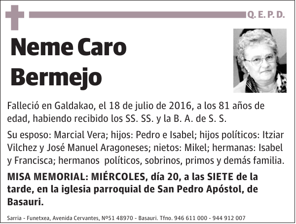 Neme Caro Bermejo