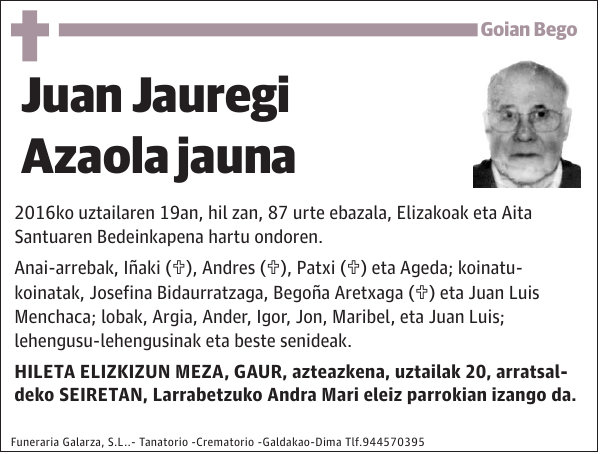 Juan Jauregi Azaola