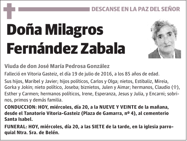 Milagros Fernández Zabala