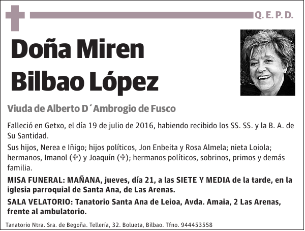 Miren Bilbao López