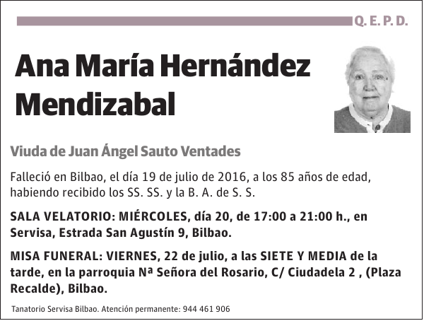 Ana María Hernández Mendizabal