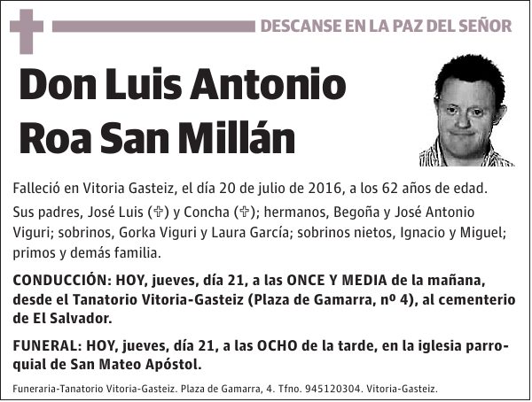 Luis Antonio Roa San Millán