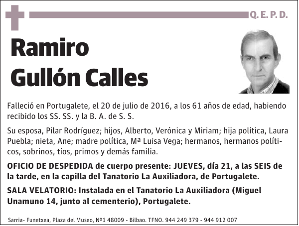 Ramiro Gullón Calles