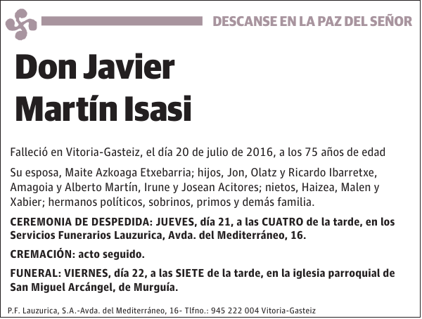 Javier Martín Isasi