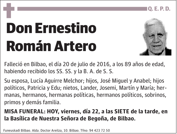 Ernestino Román Artero