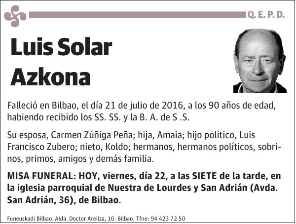 Luis Solar Azkona