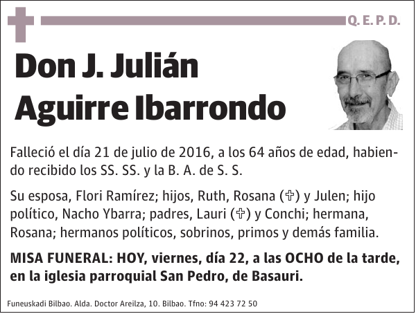 J. Julián Aguirre Ibarrondo