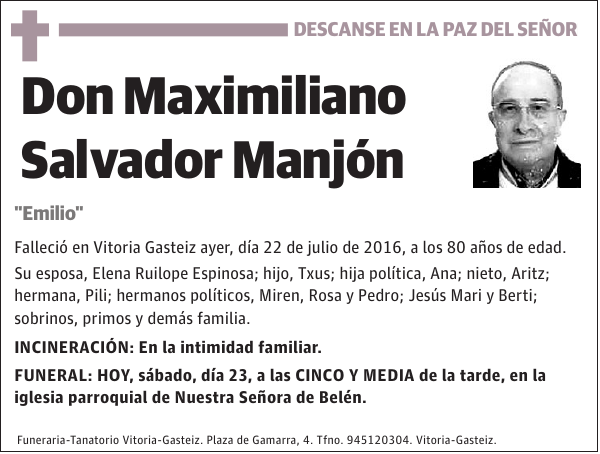 Maximiliano Salvador Manjón