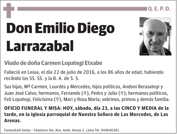 Emilio Diego Larrazabal