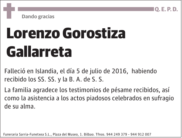 Lorenzo Gorostiza Gallarreta