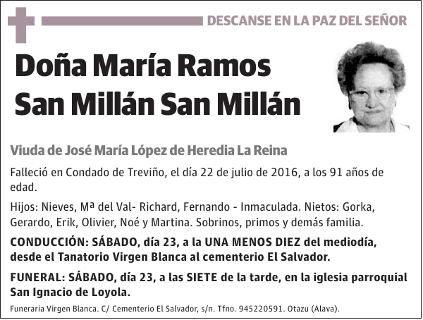 María Ramos San Millán San Millán