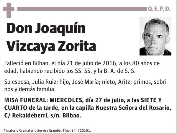 Joaquín Vizcaya Zorita