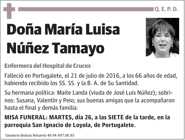 María Luisa Núñez Tamayo