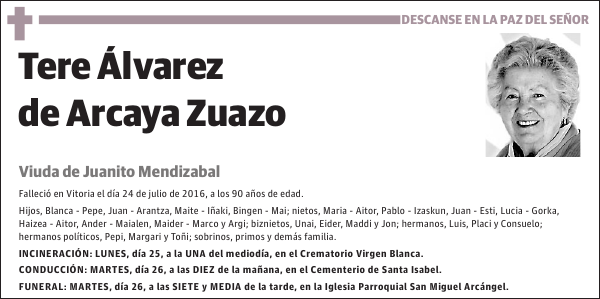 Tere Álvarez de Arcaya Zuazo